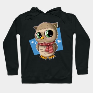 Cute and Sweet Holiday Owl Hoodie